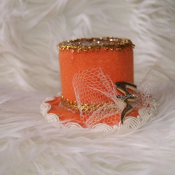 Grandma&Me Small Orange Dreamsicle Hat HANDMADE - Picture 5 of 11